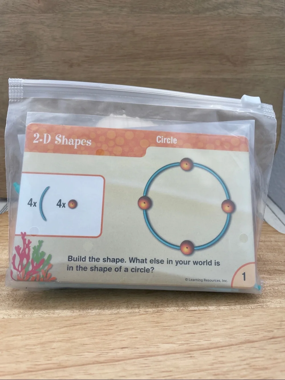 SALE! NWT Learning Resources Dive into Shapes Circles Kit Orange, Green, Blue